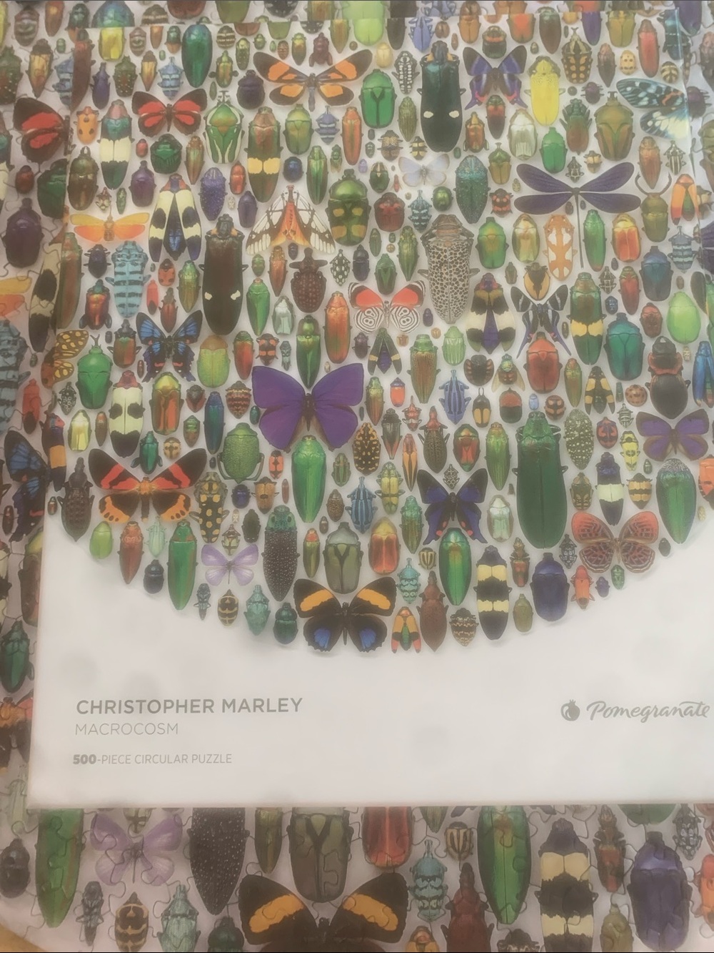 Puzzle by Pomegranate. 500ct. Round. Microcosm